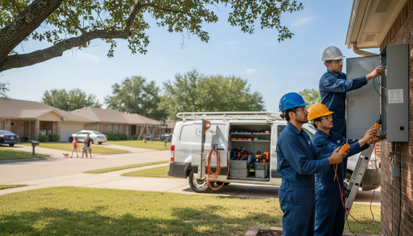 Certified electrician providing emergency electrical services in Spearville, KS